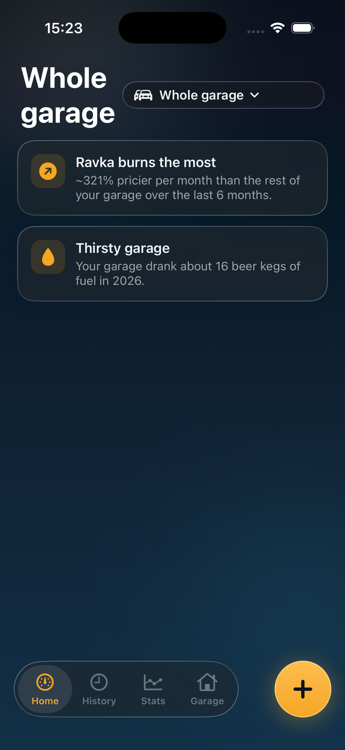 Juice whole-garage cross-vehicle insights